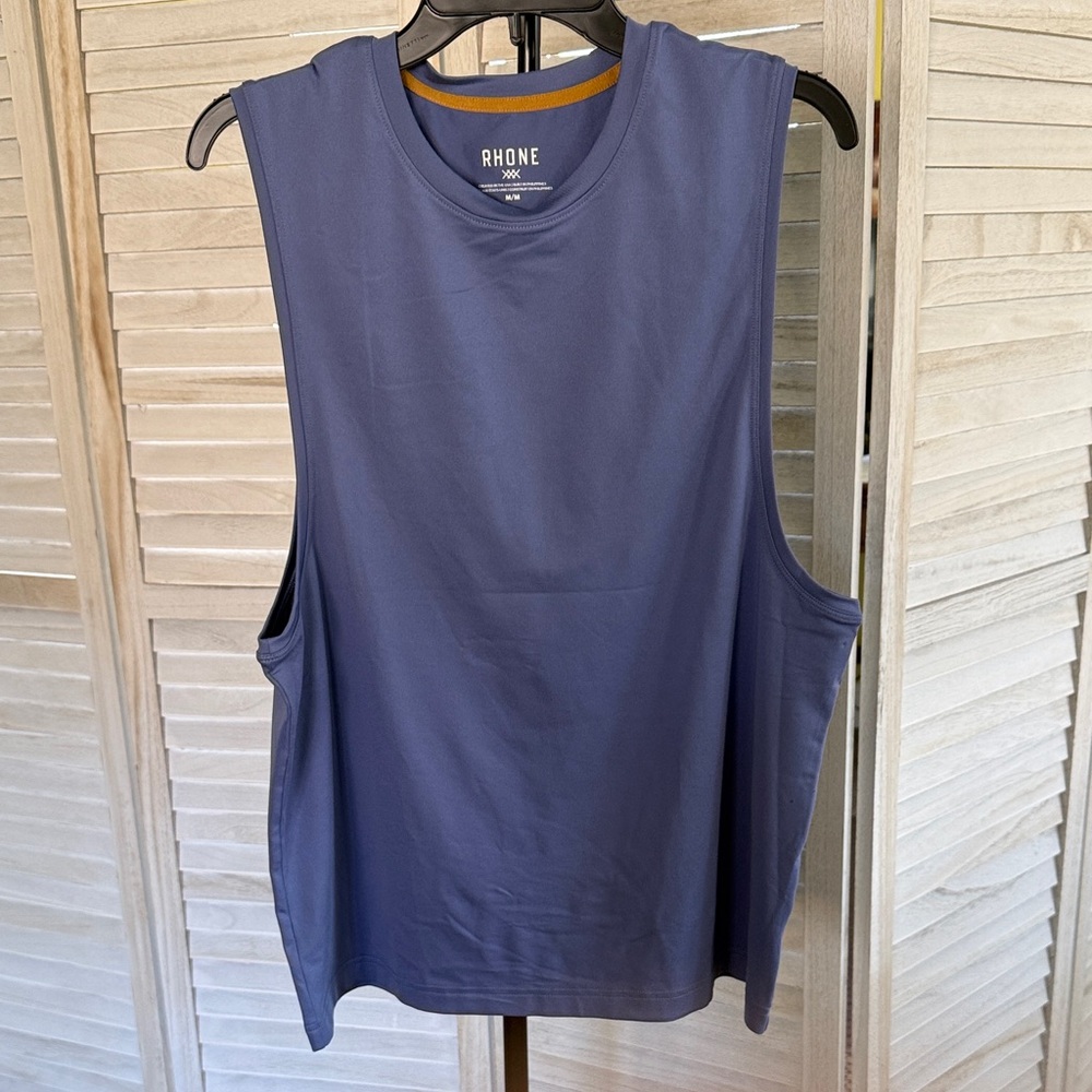 RHONE Men’s Navy Muscle Tee NWOT Size M
